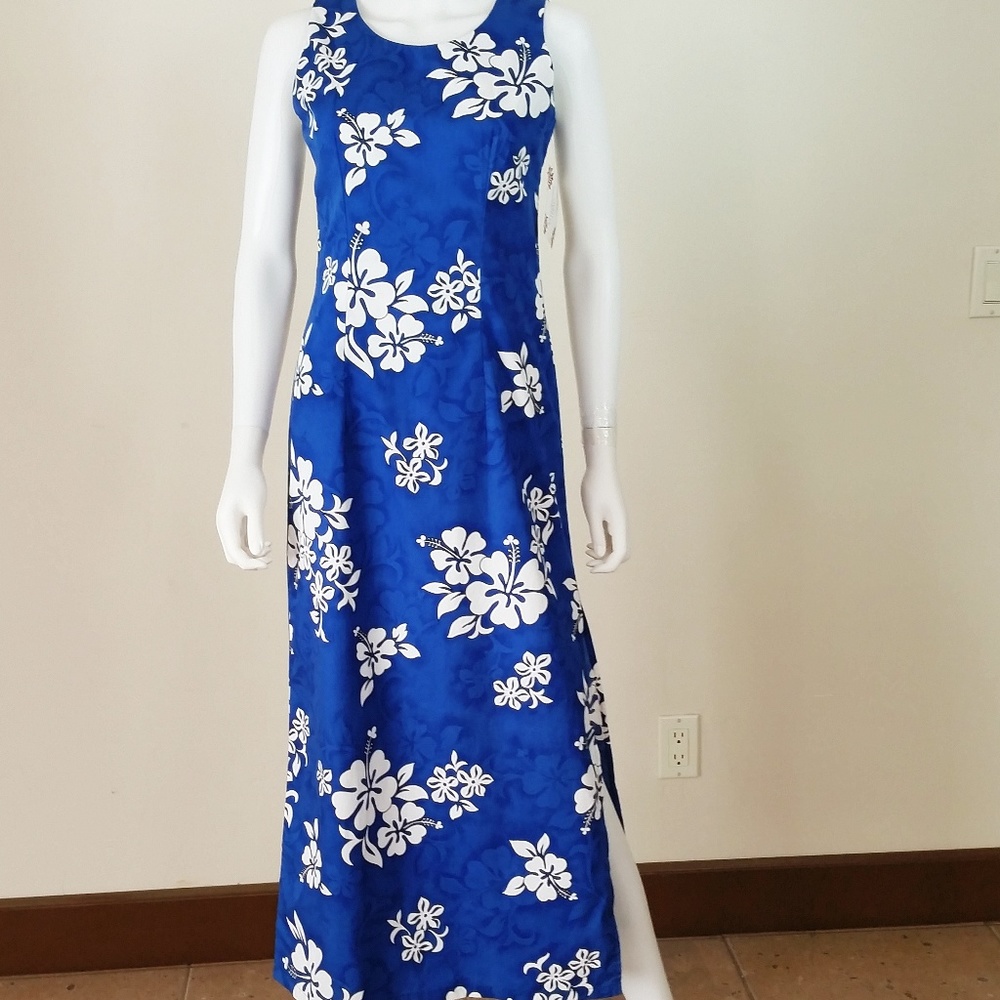 Pacific Legend Womens Hawaiian  Dress Size S Blue